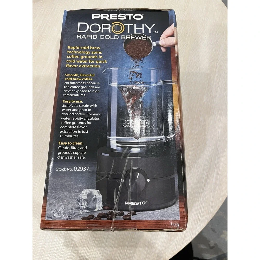 Presto Dorothy Rapid Cold Brewer‎ NEW! Unopened Box!
